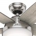 54 inch LED Indoor Brushed Nickel Ceiling Fan with Light and Remote Control (Refurbished) CC5C92C53